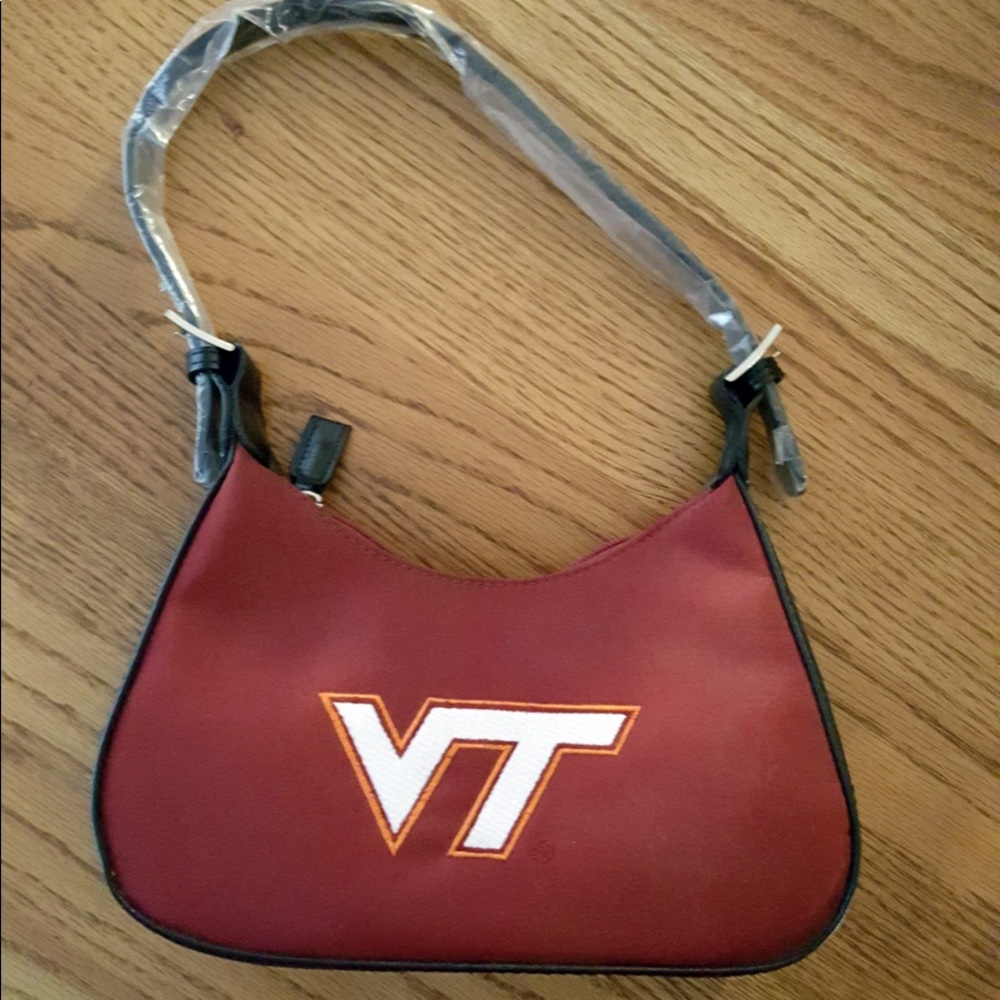 Virginia Tech Hokies Purse Hand Bag Maroon